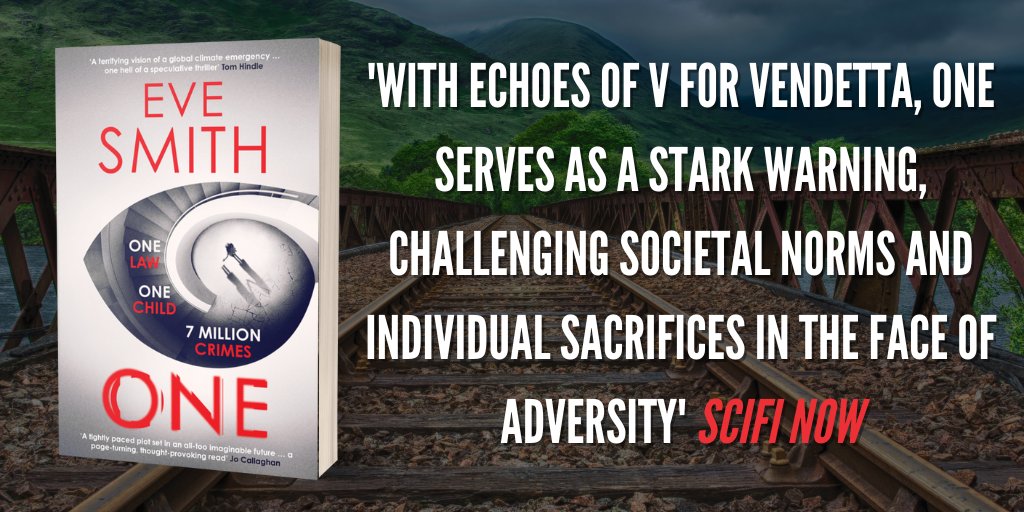 🔊Out NOW!

<a href="/evecsmith/">Eve Smith</a>'s breathlessly tense, prescient, powerful, emotive #ClimateEmergency #thriller #ONE

One child
One law
Seven million crimes

As seen in <a href="/SciFiNow/">SciFiNow</a>

📲geni.us/woBh
📕geni.us/BMDo0