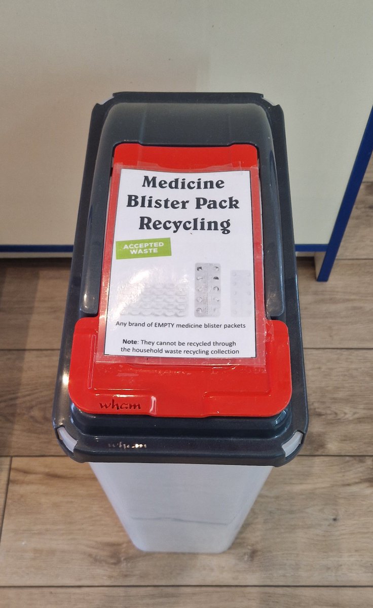ShopPenhow's tweet photo. Did you know: Newport household waste recycling cannot process medicine blister packs! Penhow Village shop has sent up a deposit point at the shop so they are returned and recycled properly. Next time you finish a blister pack just drop it into the shop. https://t.co/PSpqMJVaoP