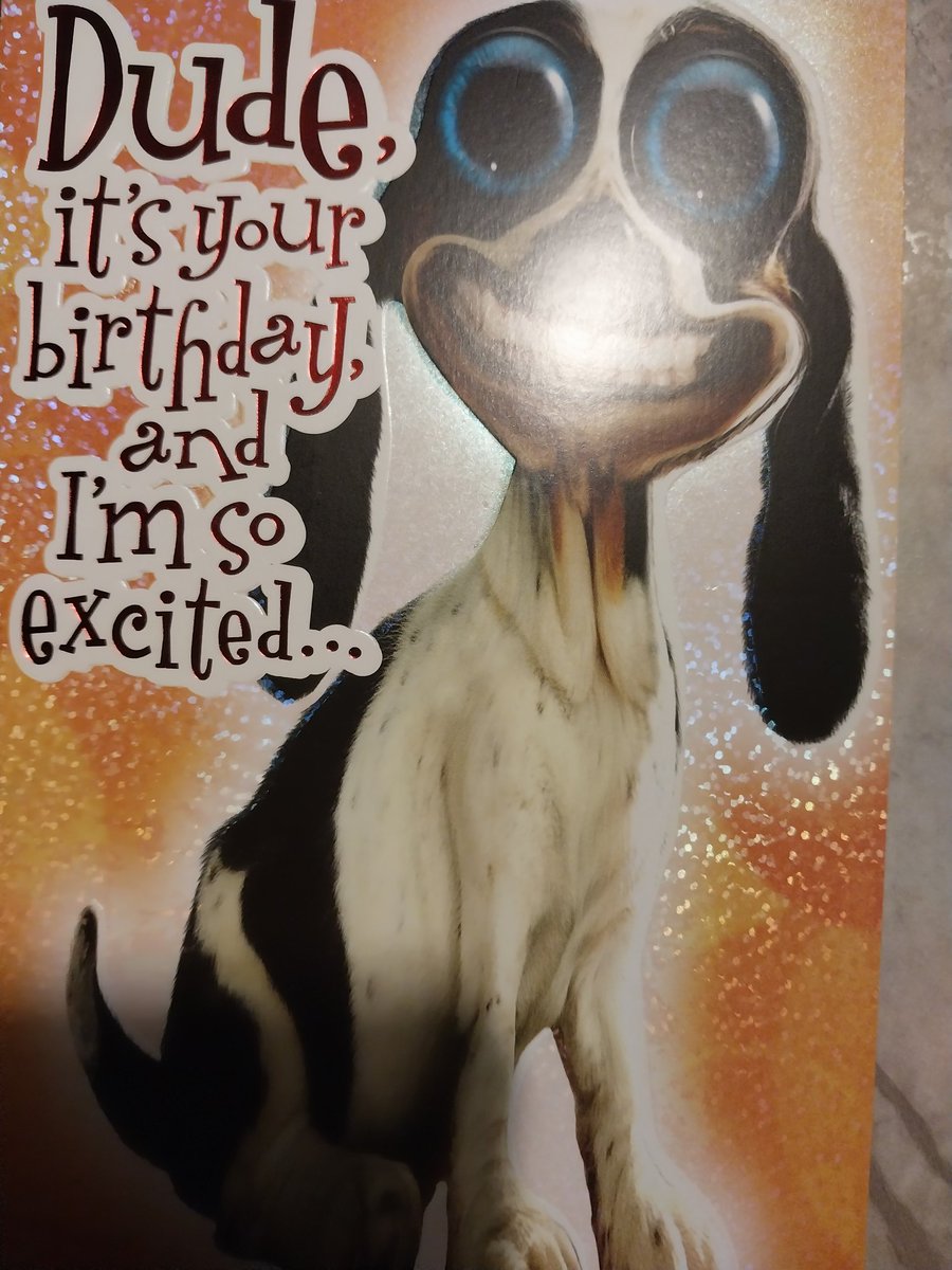 coolfortnite50's tweet photo. THIS CARD I GOT FOR MY BIRTHDAYBWAS IS TERRIFYING I UNEARTHED IT AND JUMPED DUDE https://t.co/82HHJb9lWq