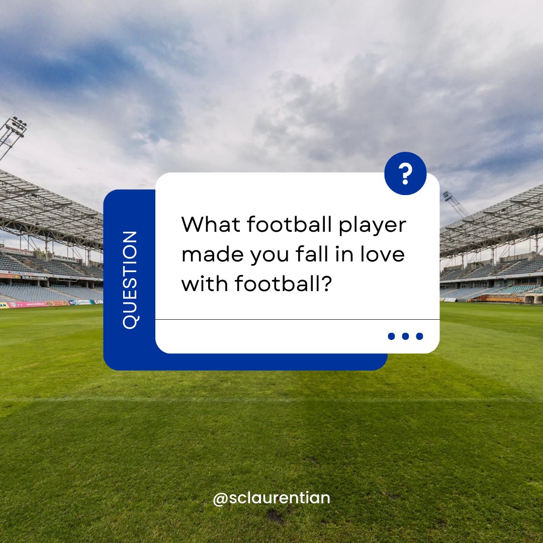 Which football player made you fall in love with football?

Let us know in the comments! 
.
.
.
.
.

#sclaurentian #footballmentor  #footballer #footballplayer  #worldcup #ghanafootballleague #footballclubsinghana #cinchleague1 #Scottishleagueone #spflleague1 #cinchspfl