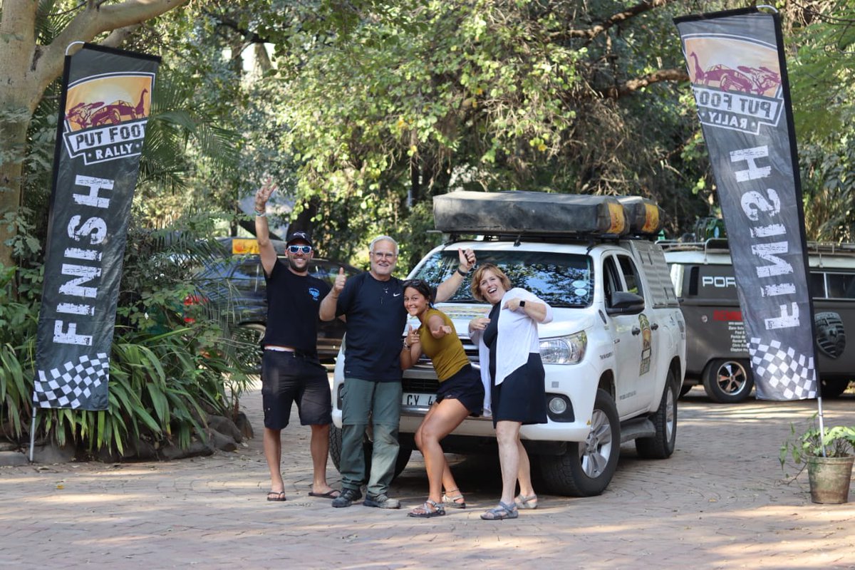 Day 16: The Finish Line 🏁

On Sunday, our intrepid Crews crossed, drove ... and in some cases crawled across the famous Put Foot Rally Finish Line! 

Congratulations to all Put Footers on another incredible rally - you really made it one to remember! 

#putfootrally #travel