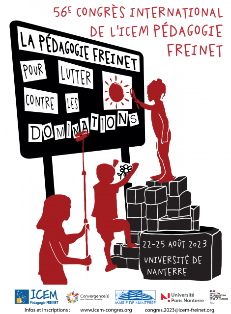 jchuver's tweet photo. Du 22 au 25 août, faculté de Nanterre (Hauts-de-Seine).
La pédagogie Freinet pour lutter contre les dominations.
https://t.co/DIahr4CkNQ https://t.co/1apml2F5tj