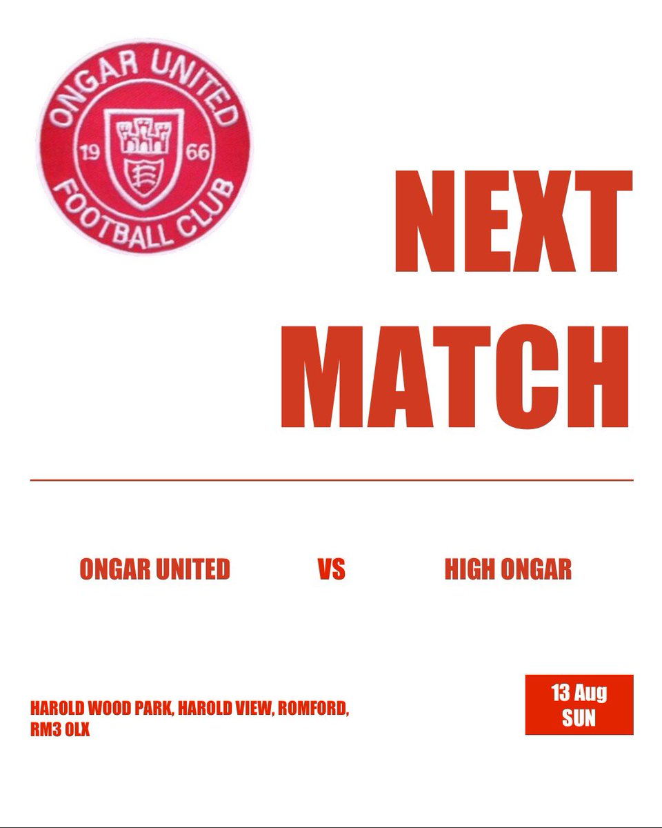 Ongar United FC tweet media
