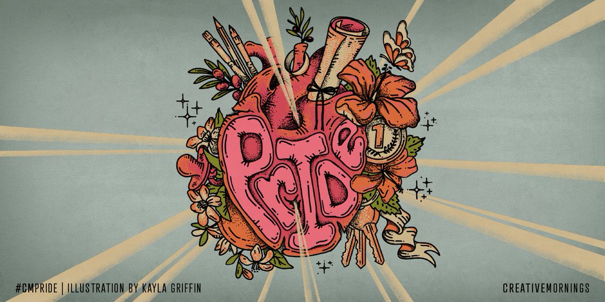 August’s theme is Pride, chosen by <a href="/CM_PalmBeach/">CreativeMornings/PB</a> . Pride is a celebration of our truest, radiant selves and a defiance against those who expect us to dim our own light. How will you unfurl yourself fully? See you next week at our #CMpride event! creativemornings.com/talks/save-the…