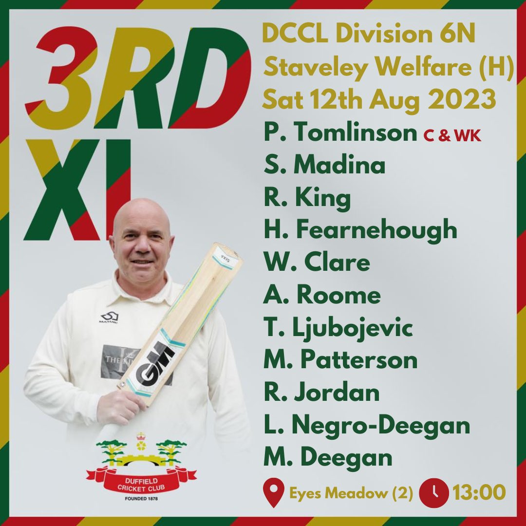 Duffield CC tweet media