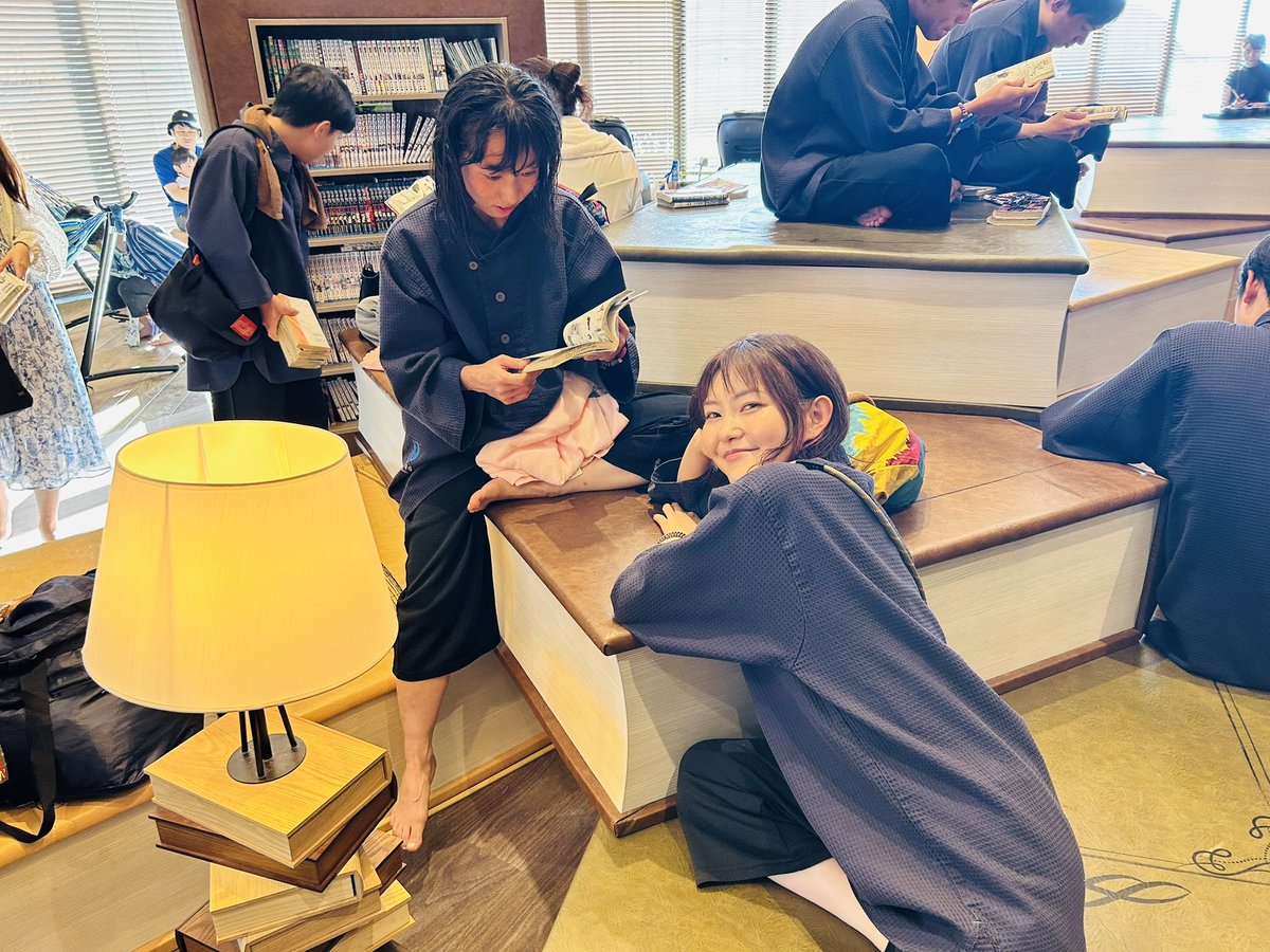 caro_narcopixy's tweet photo. グリーン沢山でおしゃんなプール&amp;岩盤浴&amp;海を一望できる展望露天風呂を満喫😋✨
本の座れるオブジェ可愛い🤭✨
夜は #アイランドルミナ へ！
ワクワク✨✨
#iLandnagasaki #アイランド長崎
#Arklandspa
#伊王島 https://t.co/X0iu7cRr5K