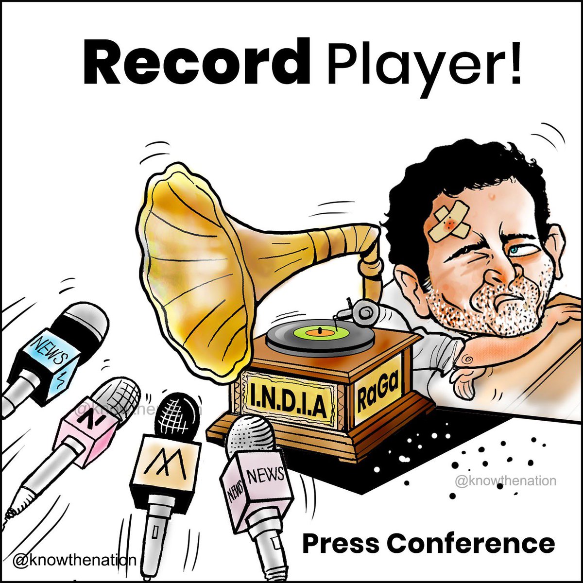 knowthenation's tweet image. RaGa Press Conference!
#RahulGandhi #CongressMukthBharath