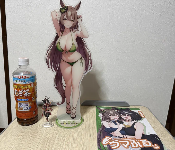 サークル缶子牧場様( )より、新刊とダイヤちゃんのでかアクスタが届きました。コミケに行けないので無事に手に入れることが出来て嬉しいです。ダイヤちゃんのアクスタ、想像してたのよりかなり大きくて、二つの意味で「デッッッッッッッッ!!!!」ってなり申した。毎日拝む事にします