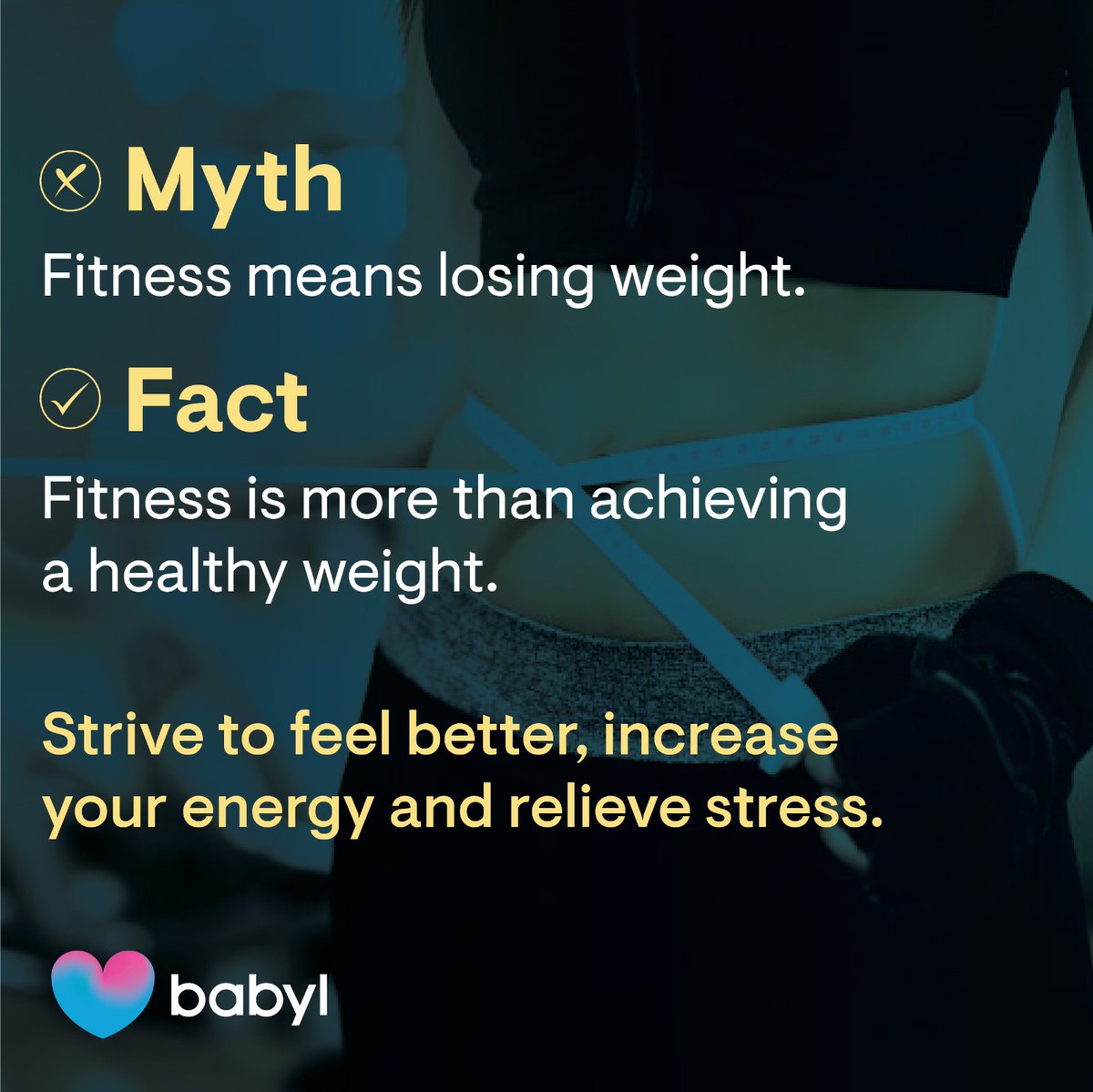 What is your motivation for working out? Fitness is just more than shedding a few kilos. Regular exercise helps you create a healthy heart as physical inactivity can increase the risk for heart disease. It's also beneficial to your mood & helps reduce stress. #RwOT