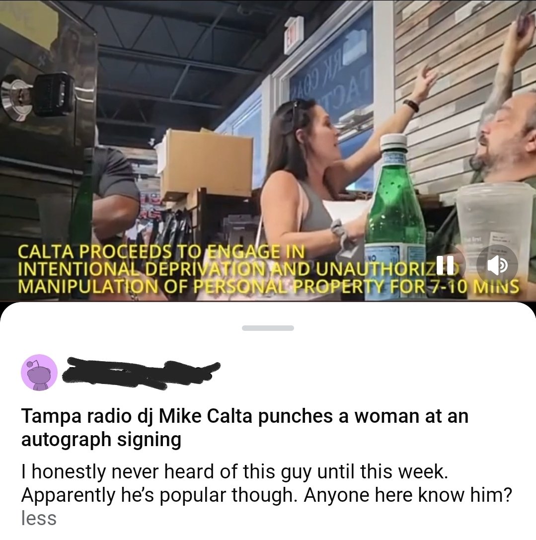 AZTLAN312's tweet photo. @CoxComm #CoxMedia
#mikecalta @1025TheBone
Exemplary behavior by one of yours! As a business, who would want to advertise with you having this clown representing you? Oh wait, my bad! It's #Florida we're talking about! ๐คฆโโ๏ธ https://t.co/9LJg4KDgzq