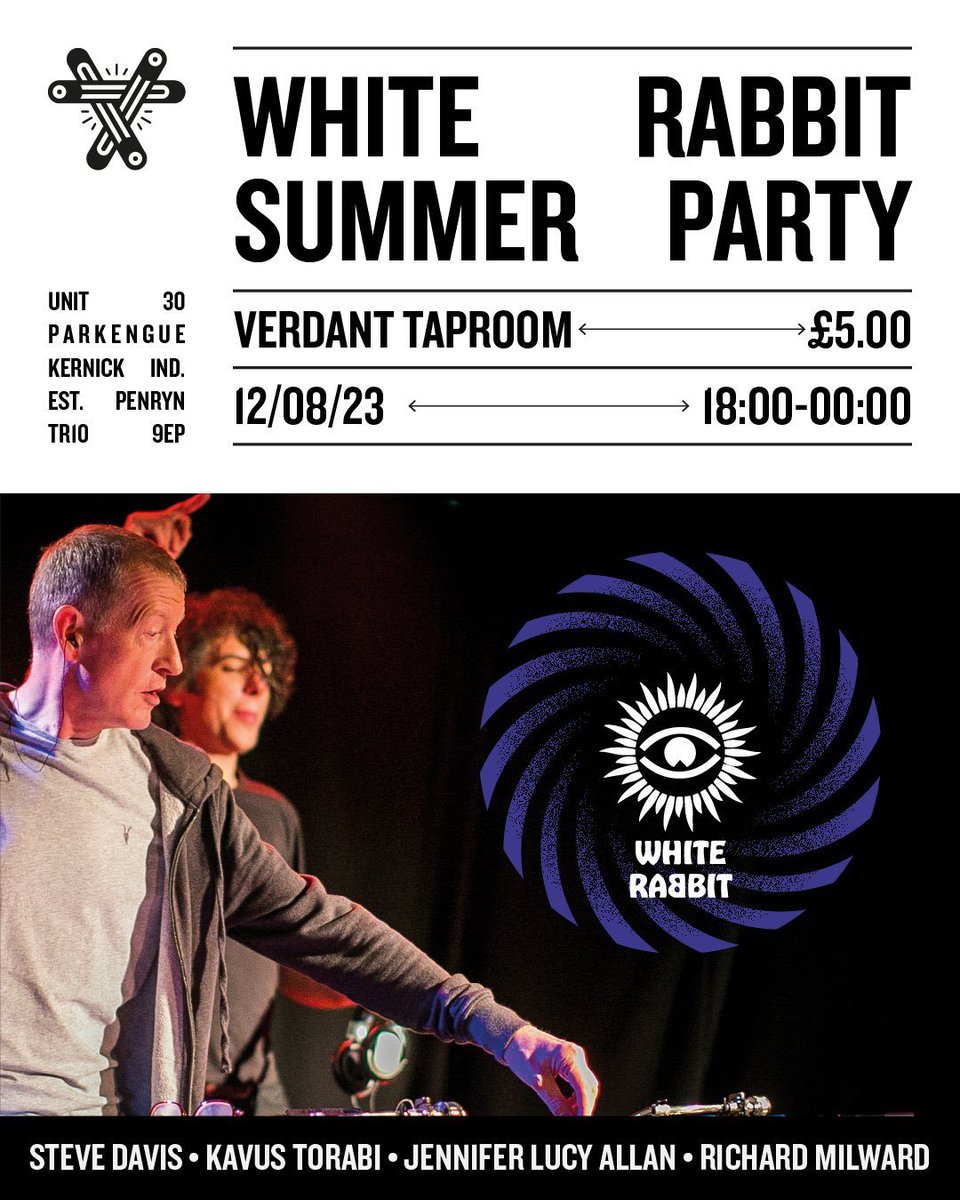 TOMORROW! We're heading down to Penryn for our summer party at the @Verdant_Taproom. @SteveSnooker, @Knifeworld, @JenniferLAllan & Richard Milward (plus @leebrackstone but don't let that put you off) for a night of great beers, conversation and tunes. 🎟️ verdantbrewing.co/blogs/taproom-…