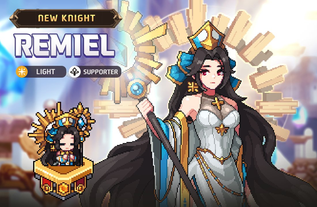 💫 “Guide the path of salvation to the Guardian of Light...” 💫

One more supporter of the Light has arrived. 
Divine, she stands ready to protect the Knights.

📅 UPDATE SCHEDULE
14, August 19:00 (GMT +9)

🎈 PICK UP EVENT DURATION
14, August 19:00 ~ 04, September 18:50 (GMT+9)