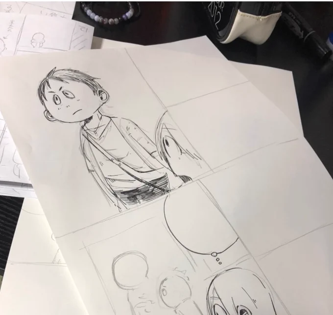 一時期コピー用紙、ピグマで描くようになってた。柔らかい絵になるのが楽しくて。 