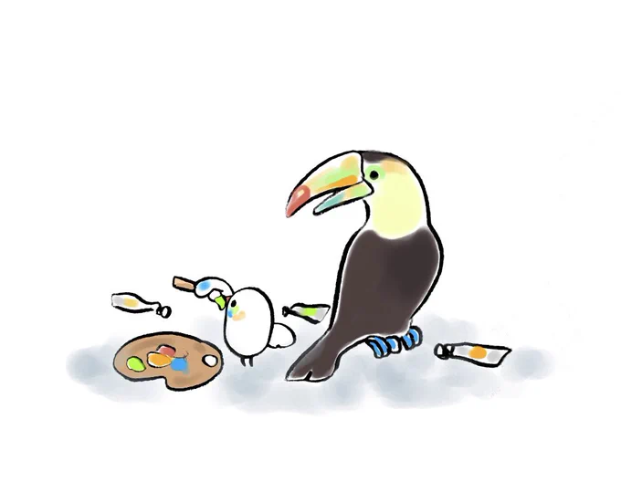 オオハシとぶんちょ 