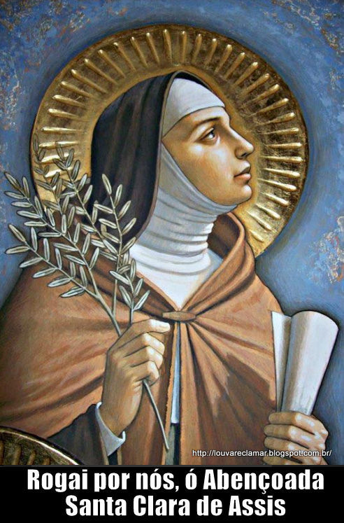 anatassara's tweet image. Bom Dia!
Viva Santa Clara de Assis! 
#SantaClaradeAssis #Assis #Itália #SantodoDia fundadora #Clarissas #IrmãsClarissas #SantaClara #11agosto #11Ago 
Ó maravilhosa clareza e abençoada Clara. Em vida,brilhou p/ alguns, após a morte,ela brilha p/ todo mundo 
louvareclamar.blogspot.com/2013/08/santa-…