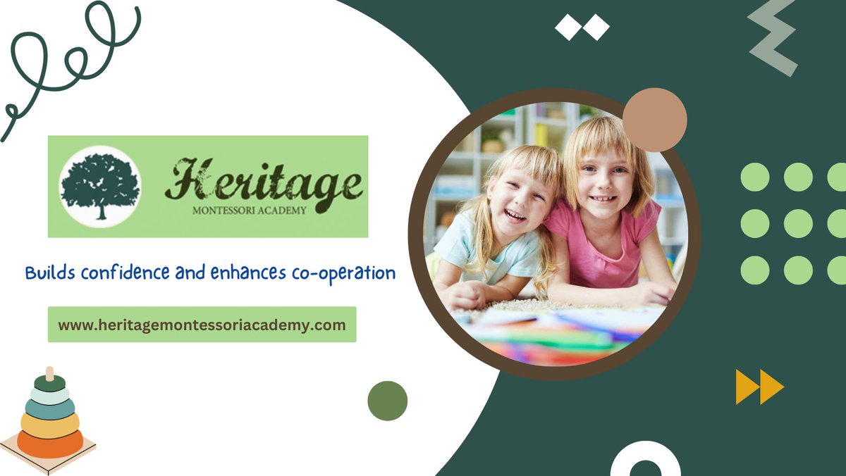 Builds confidence and enhances co-operation Read more at heritagemontessoriacademy.com #NRI #NriPost #montessori #montessorischool #montessorieducation #montessoriactivity #montessoriathome #montessoritoddler #safety #security #qualityteaching #homelyenvironment #playtolearn