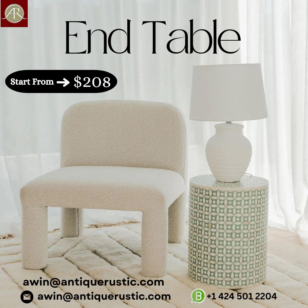 Elevate Your Space with Stylish Sophistication'
Visit Now for More Info -
 Contact Detail- +1 424 501 2204
 Email- awin@antiquerustic.com
#ArtisanalCraftsmanship #ExquisiteDesign #TimelessElegance #SophisticatedStyle #InteriorInspiration #HomeDecor #LuxuryLiving #FunctionalBeauty