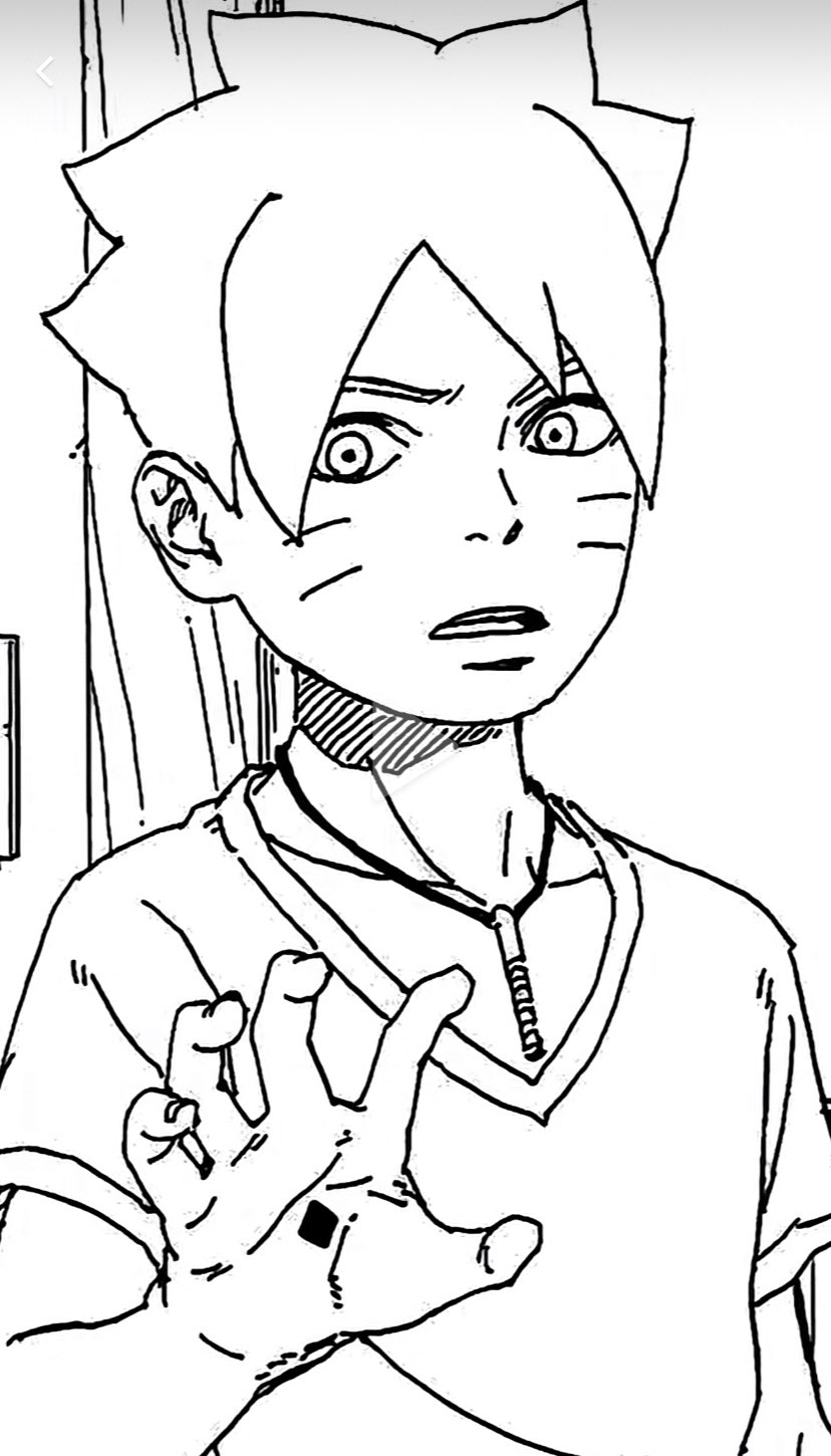 amazing boruto Coloring Page - Anime Coloring Pages