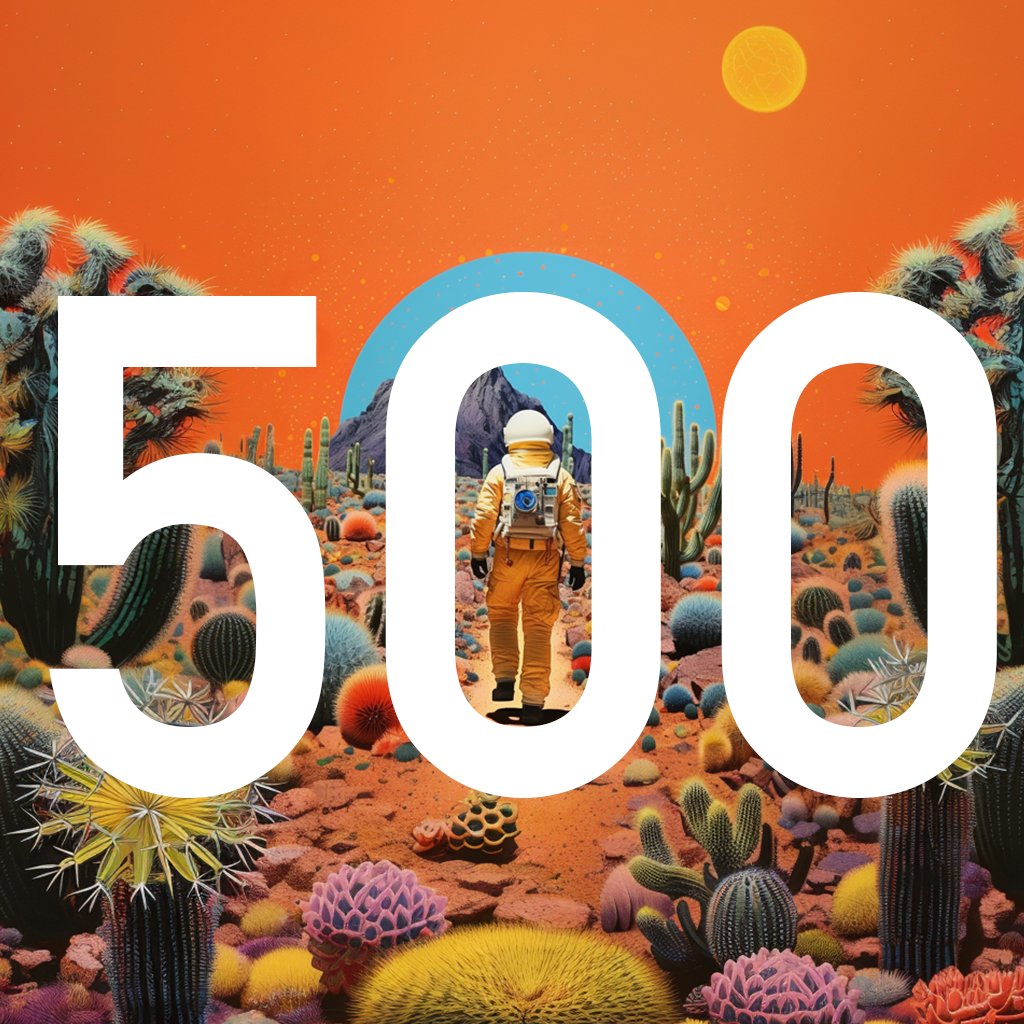 I am so grateful to have reached 500 followers on 𝕏! This is a huge milestone for me, and it wouldn't have been possible without the support of my amazing followers. Thank you to @madaro_art, <a href="/Sinozick/">Sinozick</a> , and <a href="/mnk3ylabs/">MNK3YS</a> for always being there to cheer me on. And thank you to
