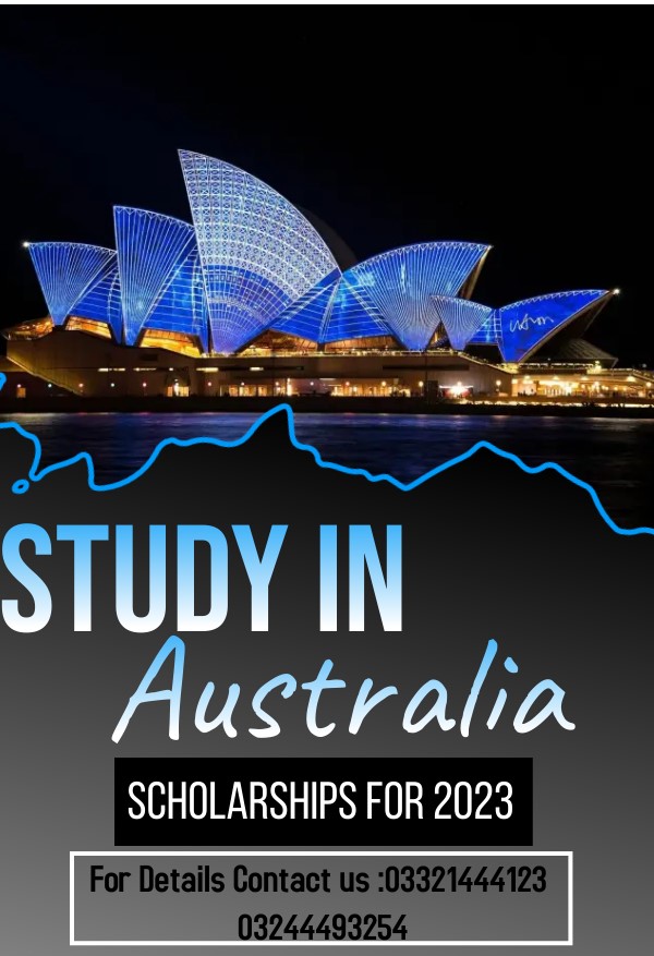 Study in Australia
Scholarships Available

Call us: +923321444123, +923344493254

#studyinaustralia #internationalstudentsinaustralia #studyabroad #bestcoursestostudyinaustralia #studyabroadaustralia #mastersinaustralia #studyinginaustralia #studyaustralia