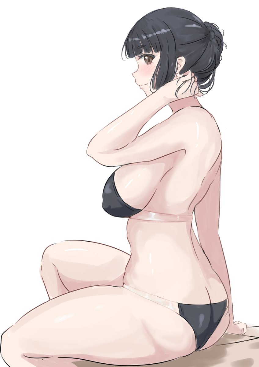 妙高(艦これ) 「水着妙高さん」|ken　Skeb受付中のイラスト