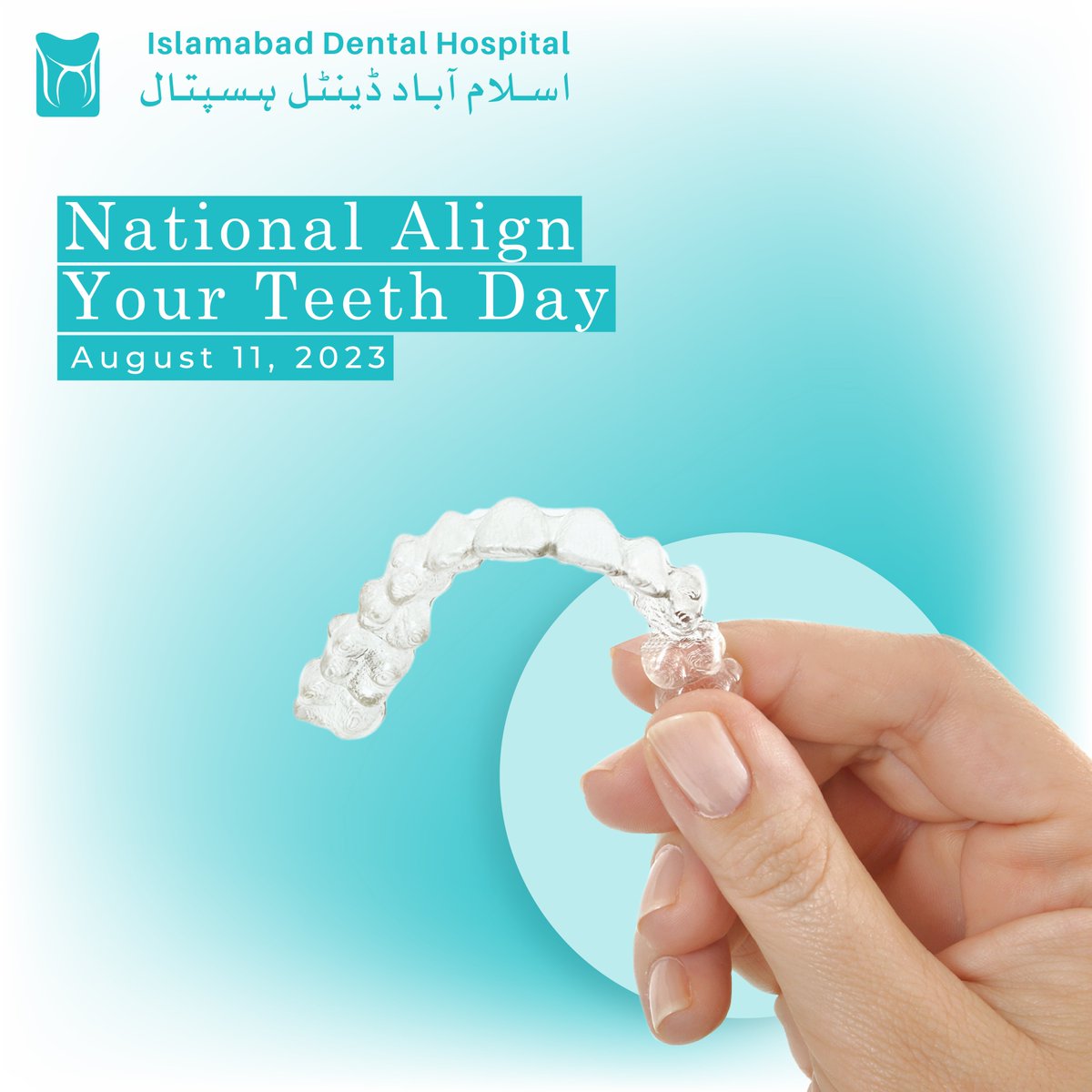 idh_isb's tweet image. اسلام آباد ڈینٹل ہسپتال دانتوں کی صحت اور خوبصورتی کو خصوصی توجہ دیتا ہے۔ ایک پُر اعتماد مسکراہٹ کے لیۓ آپ کے دانتوں کا درست ترتیب میں ہونا ضروری ہے- مکمل چیک اپ یا مشاورت کے لیئے رابطہ کریں یا تشریف لائیں۔
رابطہ نمبر: 2232045 51 92+
#teethalignment #invisalign #perfectsmile