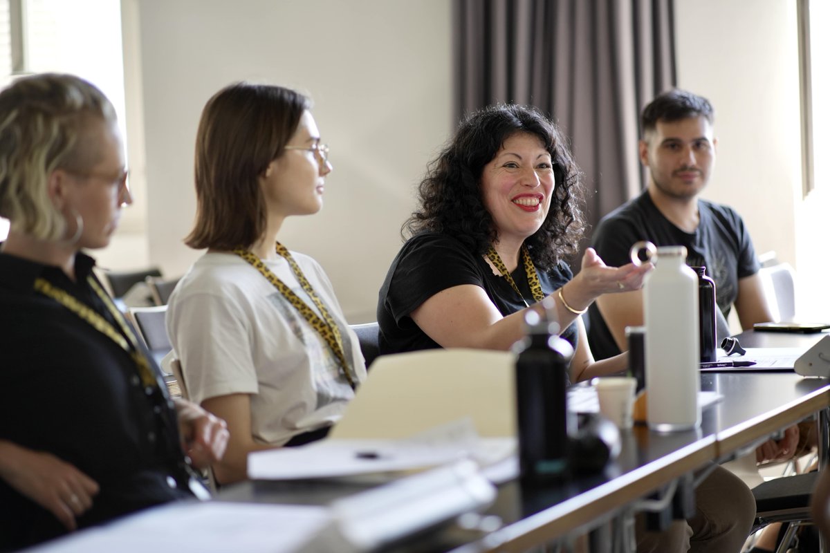 Day 4 at DSS started with "Les soeurs Pathan" by Eléonore Boissinot. Prof. Marco Cucco then guided us through Financing &amp; Releasing Documentaries in Europe. 🌍 #Locarno76 #DocumentarySummerSchool
