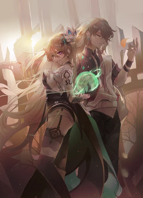 "Hi, are you the other me?"  Kudos to Captain   for the amazing fanwork!  "The Other Me" Fanwork Collection Event is underway! Participate to win figures, featured keyboards and more~  >>>