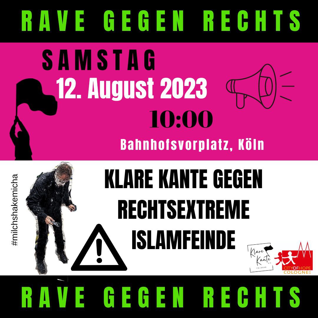 KolnOmas's tweet photo. Für morgen ist dann mal ein Rave gegen den Rassisten Stürzenberger geplant. Ab 10 Uhr geht's los. #K1108 Bahnhofsvorplatz. https://t.co/334LaPAAgP