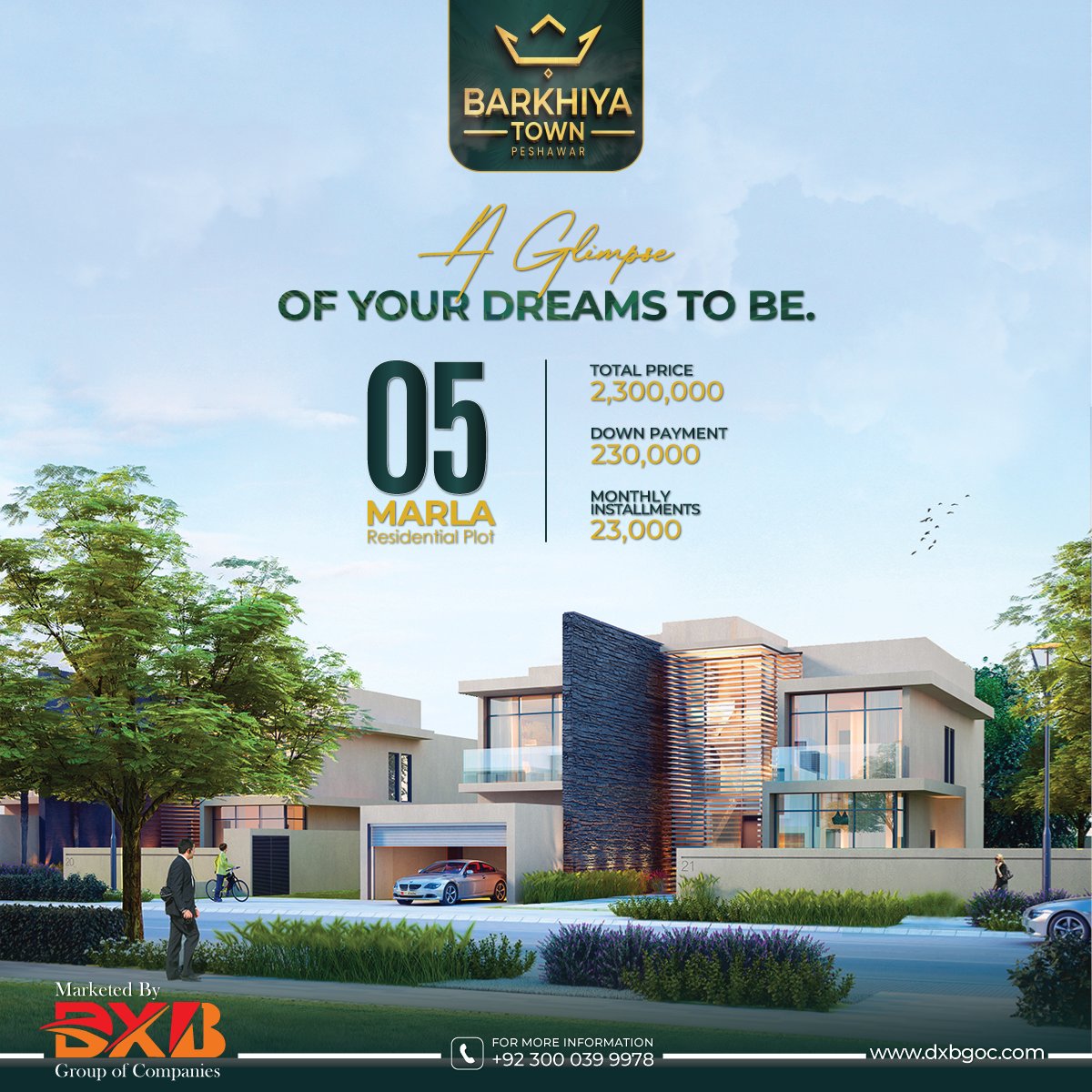 dxbgoc's tweet photo. 𝗕𝗮𝗿𝗸𝗵𝗶𝘆𝗮 𝗧𝗼𝘄𝗻 𝗣𝗲𝘀𝗵𝗮𝘄𝗮𝗿
A Glimpse of your dreams to be .
✅ Booking starts from 230,000/ only.
𝐇𝐮𝐫𝐫𝐲 𝐔𝐩! Book your plot Today!
For more information:
0300 039 9978
#DXB #barkhiyatown #somethingnew #realestate #investment #BestHousingScheme #PlotsForSale https://t.co/7TYgcR7tsS