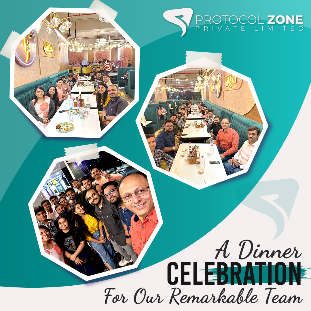 ProtocolZone's tweet image. Good food, great company, and endless laughter - that&apos;s the recipe for a perfect dinner outing! Cheers to an amazing get-together! 🍽️ #TeamDinnerNights #Protocolzone #Protocolzonepvtltd #pzone #teamOuting