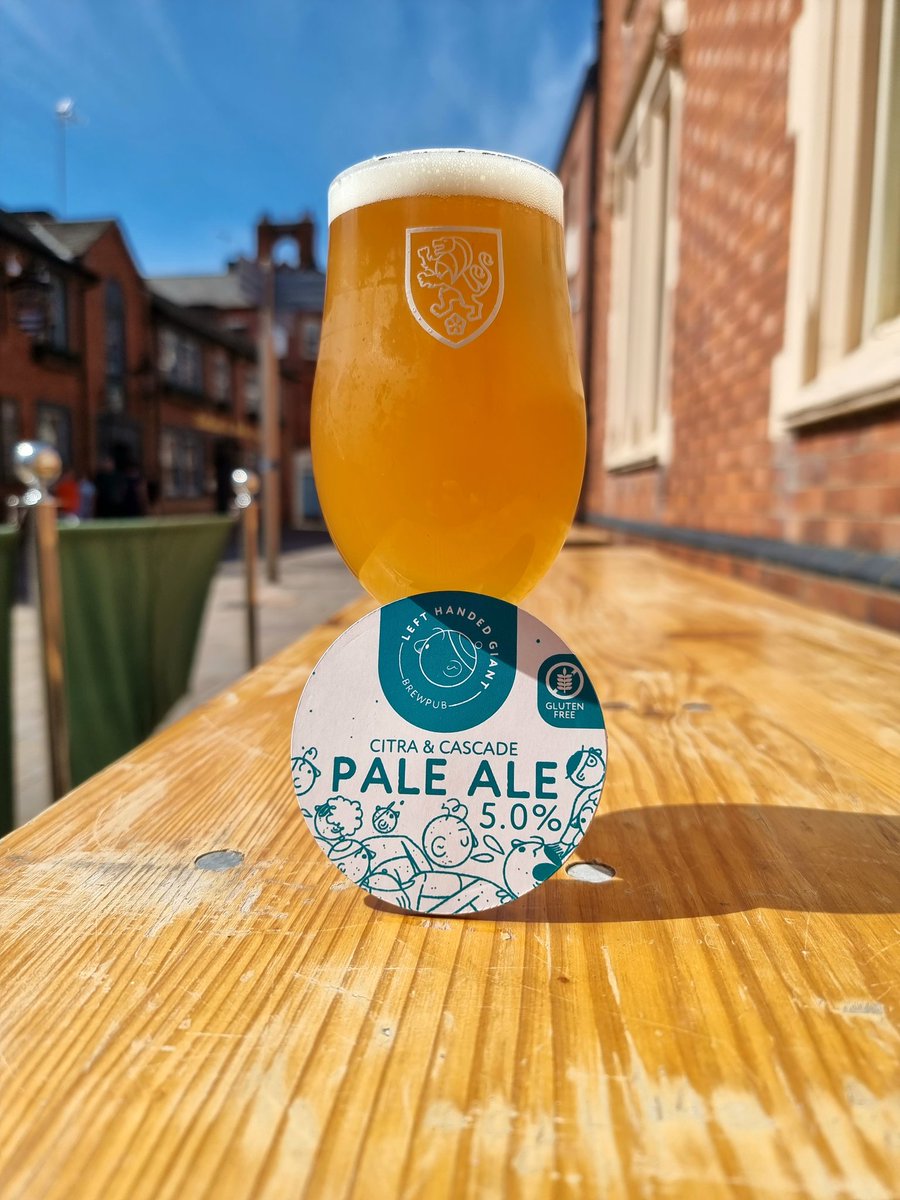 Sunshine in August? Wonders will never cease. Come and bask in the lush weather with a stone-cold banger from the consistently top-tier Left Handed Giant. Now pouring: LHG Brewpub - Citra & Cascade Pale: 5.0% New England Pale Ale