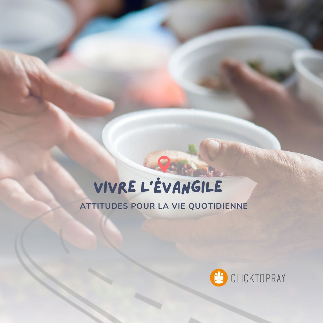 clicktopray_en's tweet photo. 📍L’Attitude pour la vie quotidienne : Vivre l'Évangile. 

Prends la résolution concrète de sortir de la routine et de vivre concrètement l'Évangile.

https://t.co/fWM5qGhG38      
 #JMJLisbonne2023 #Jeunes #EnChemin #VivreLintentiondumois https://t.co/DtOlxJztkf