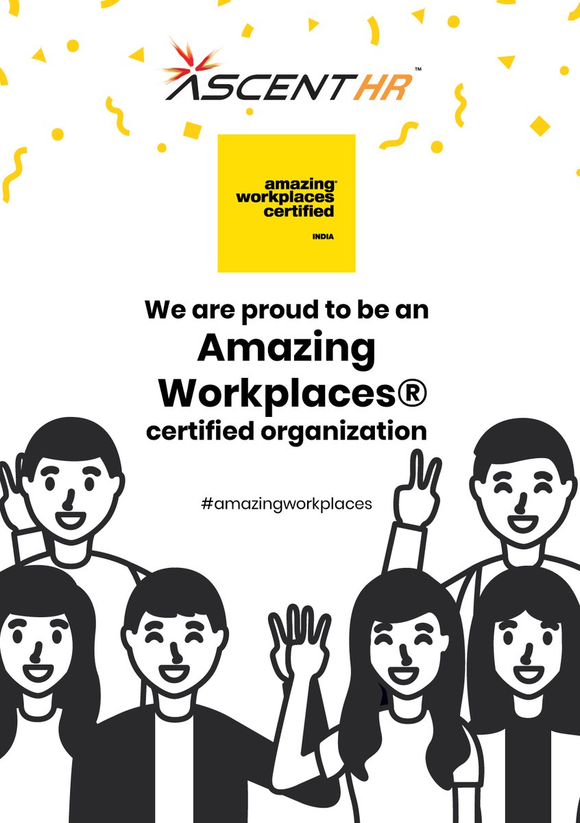 AscentHR is now a certified Amazing Workplaces Organization! Our dedication to an exceptional work environment for our team shines through this recognition.

#amazingworkplaces