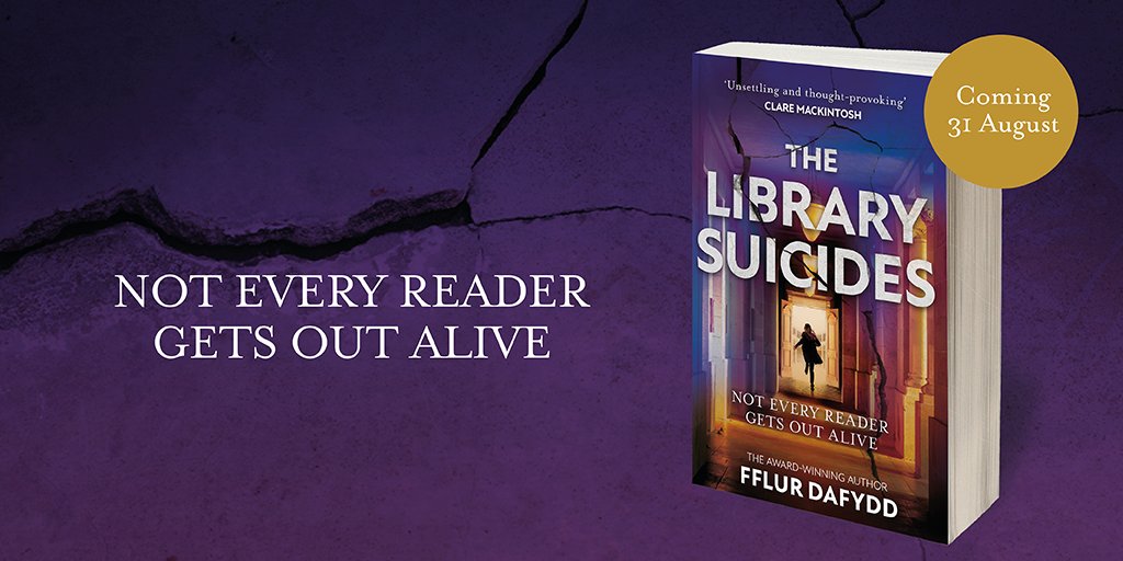 'A testament to the power of the written word' THE TIMES THE LIBRARY SUICIDES by @FflurDafydd is out in paperback on 31 August A captivating locked-room thriller set in The National Library. But not every reader gets out alive. . . Find out more: fal.cn/3AF5p