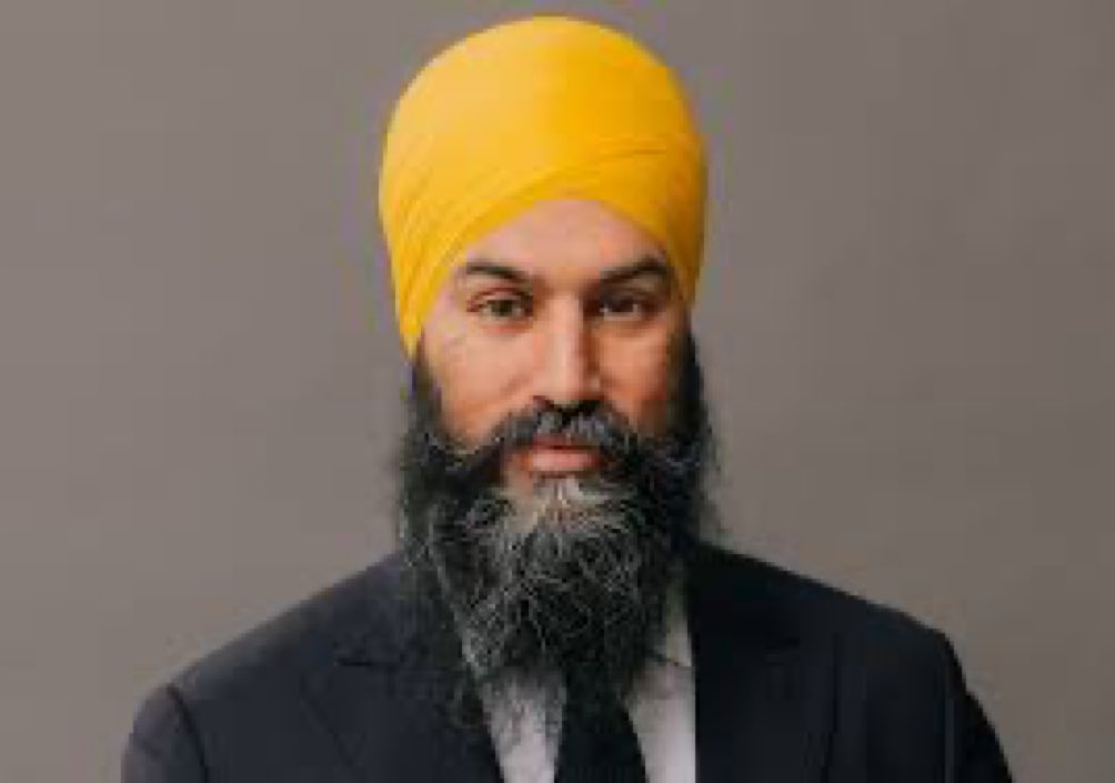 Never forget that Singh is the sole politician that has provided Trudeau with his counterintuitive support that is allowing Trudeau to implement his authoritarian platform.
I can’t fathom why anyone would vote NDP !!!
