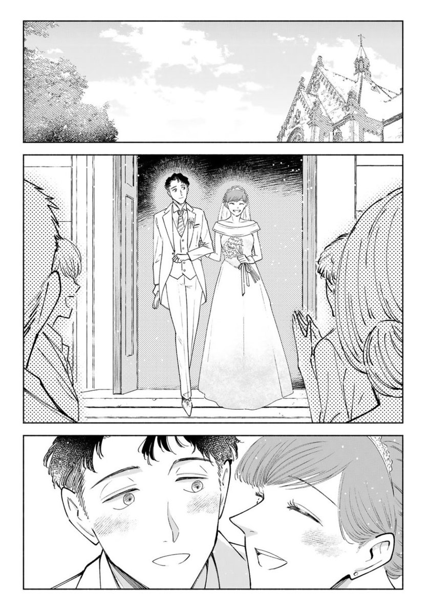 comicブーストにて『ネバーエンディング・ウィークエンド』第12話更新していただいております🇩🇪🚙 たまたま結婚式挙げた月に結婚式のシーンがあったので資料にしました🤵♂️👰♀️