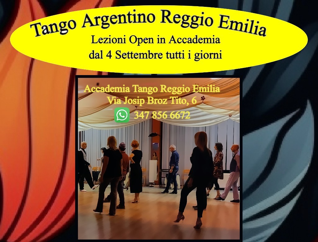 NicolailGaz's tweet photo. Dal 4 settembre tutti i giorni lezioni Open 
in Accademia info. 347 856 6672 
#tangoargentino #tangoargentinoreggioemilia #lezionidigruppo #lezioniprivate #pratiche #milongas https://t.co/46Fmy6UP0j