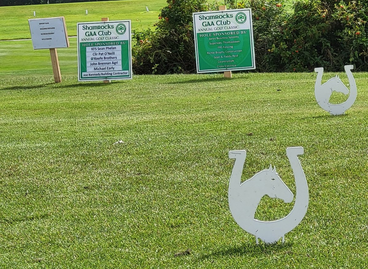 BallyhaleGAA's tweet image. A lovely day for the Shamrocks Golf Classic ⛳️ 2023 in @gow