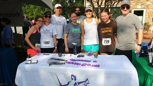 🏃‍♀️At the Vinings Downhill 5K Run, each stride brings a child's smile! 🌞 Don't forget to grab cool schwag at the Warshauer table! 🎁 Let's lace up and bring joy one step at a time! 💖 #RunForJoy #Rotary