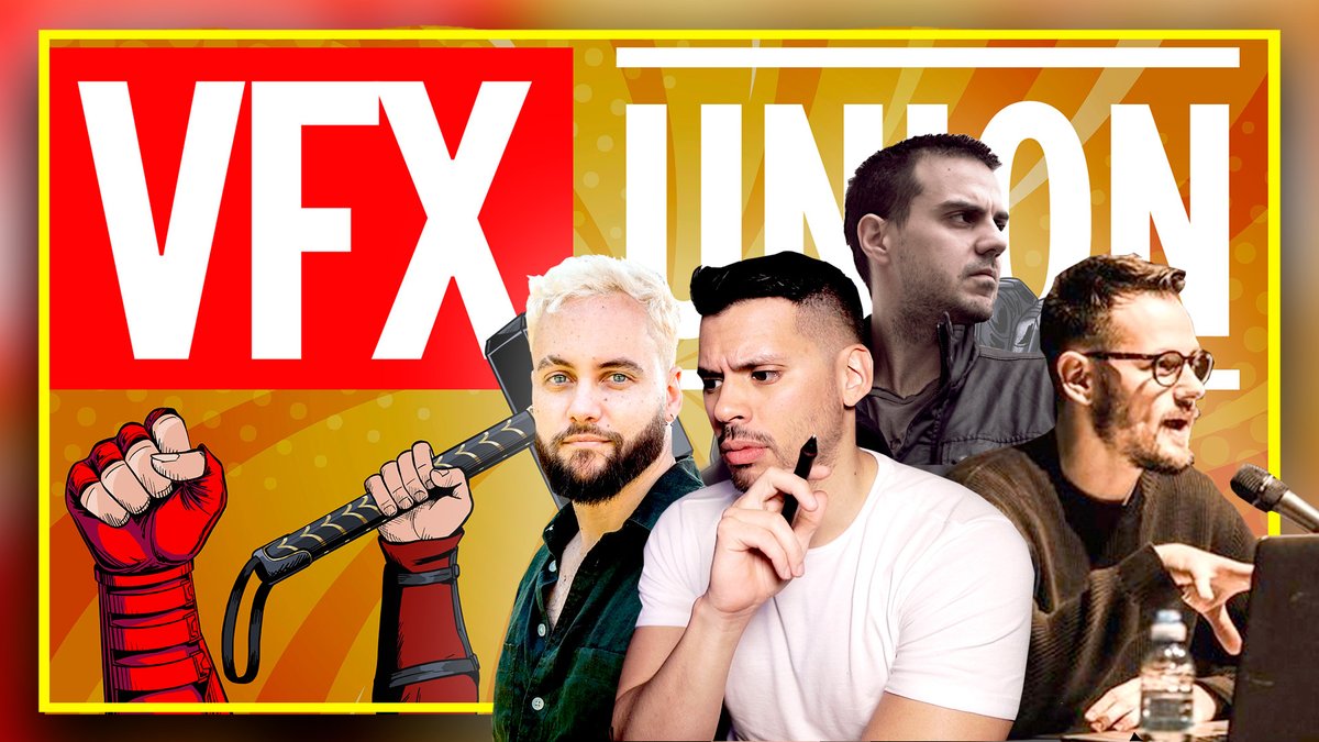 Este domingo en mi canal de Youtube, el primer capitulo de tertulia con varios profesionales de los VFX.

Toca hablar de las faltas de respeto a los VFX, el sindicato iniciado por los trabajadores de Marvel, y la Huelga de Hollywood.

Os pido difusión 🙌