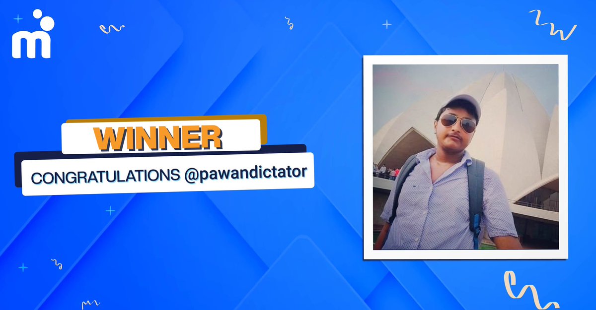 mPokketOfficial's tweet photo. 🎉 Three cheers for @pawandictator🤘You've won this week's mPokket contest🏆🌟
Slide into our DMs pronto with your contact info to get your prize📩⚡
#mPokketWinner #ChampionVibes #ContestChampion #RewardTime #WinningFeeling #InstantLoan #InstantMoney #InstantCash #Fintech https://t.co/Vi6QMIYnqT