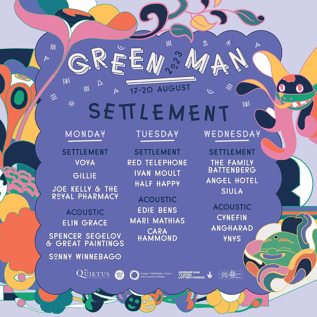 Cannot wait to play <a href="/GreenManFest/">Green Man</a> settlement with <a href="/JoeKellyMusic/">Joe Kelly</a> on Monday!! 😍😍😍
