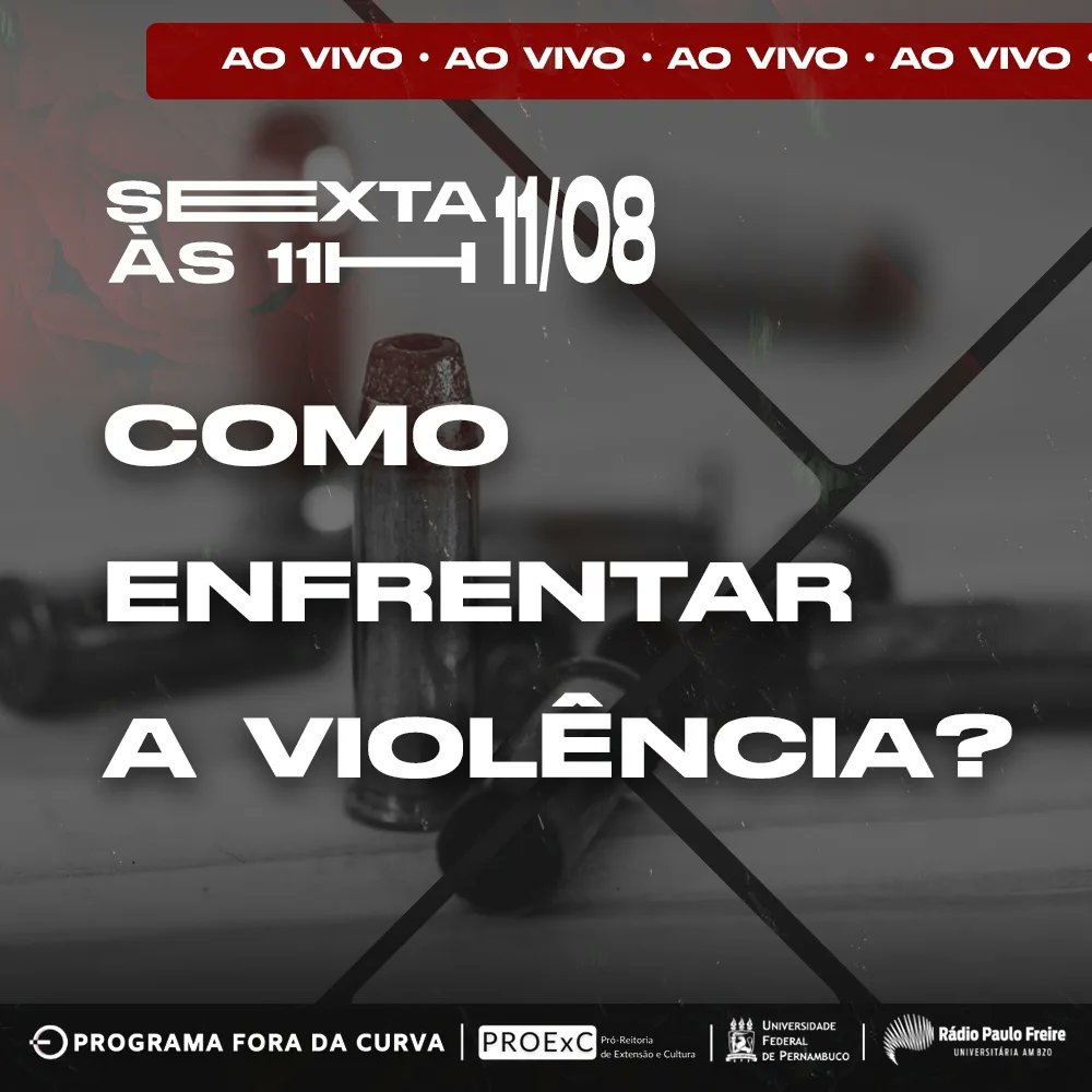 progforadacurva's tweet photo. A violência na região metropolitana do Recife tem crescido de forma alarmante, dados do Instituto Fogo Cruzado registrou mais de 1000 tiroteios por arma de fogo em 2023. 

O #FORADACURVA de amanhã  (11/08), questiona: “Como enfrentar a violência?” https://t.co/8cm1b3rxet