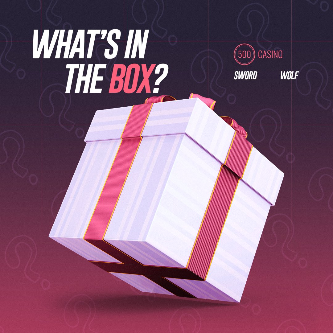 500Casino's tweet photo. What's in the box? 📦

Retweet this post and take a guess for a chance to win $50! https://t.co/n1j0kRq1MC