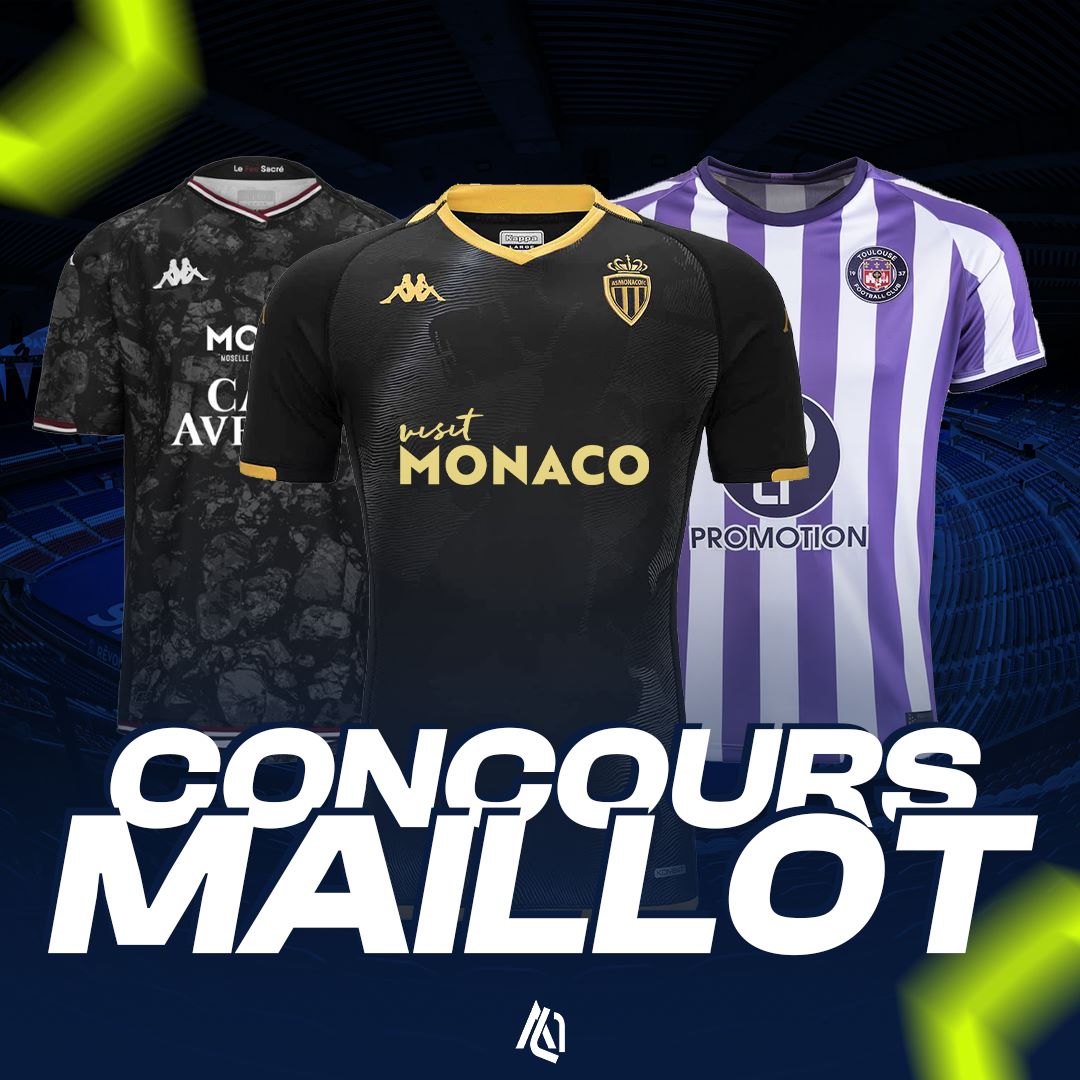 ActuL1_'s tweet photo. JEU CONCOURS 🎁🇫🇷

La Ligue 1 fait son grand retour ce soir,  l’occasion de remporter le nouveau maillot de club de cœur 🤩👕

Pour participer : 

📲 Follow @ActuL1_ 
🔁 RT ce tweet
💬 Tag un pote

Bonne chance à tous 🫶 https://t.co/DdzaNw1s8K