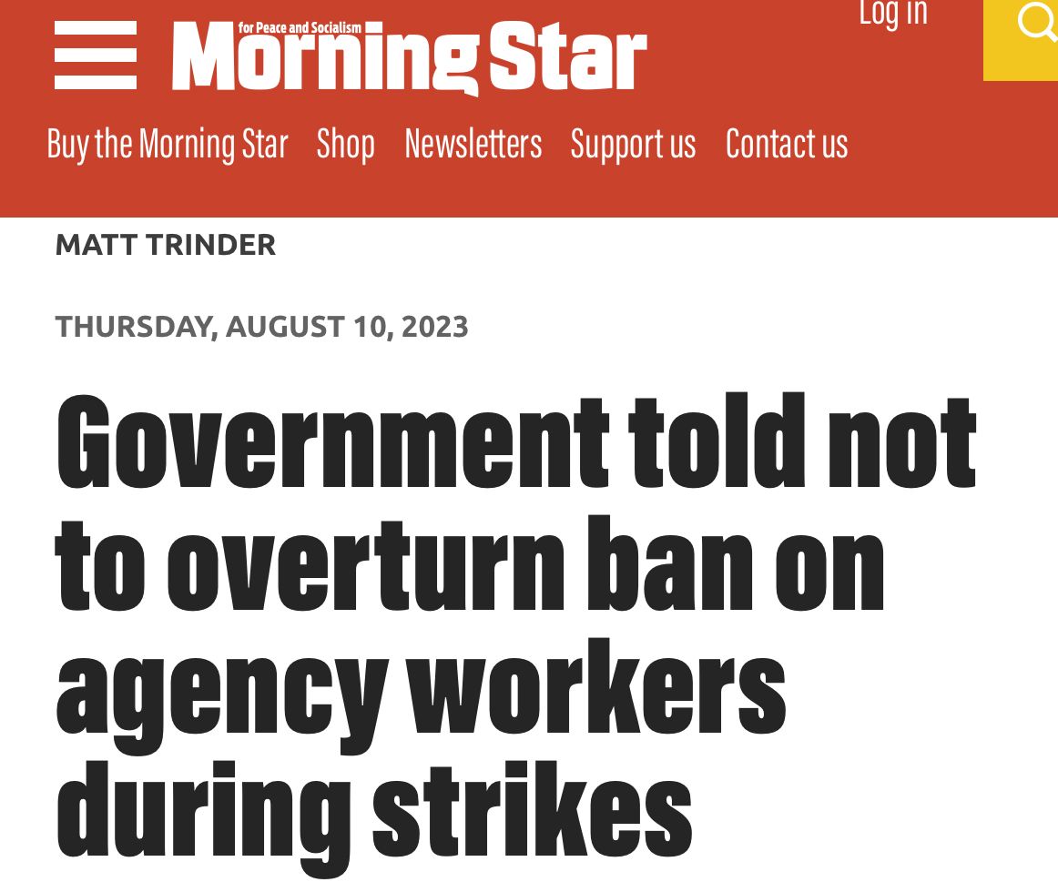 Pitting worker against worker in an attempt to union-bust is no longer an avenue hostile employers can use. St Mungo’s needs to stop looking for ways to break the strike and start looking for ways to solve it.

morningstaronline.co.uk/article/b/gove…