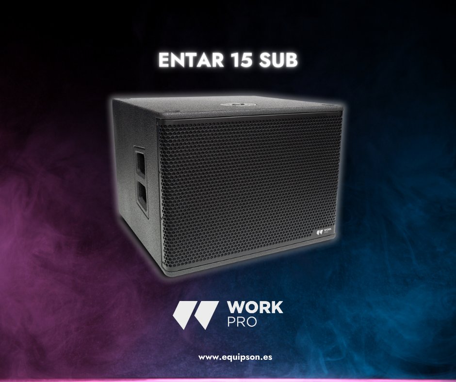 Today we show you ENTAR 15 SUB productos.equipson.es/entar-15-sub