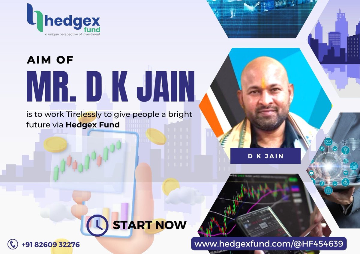 deepak200995's tweet photo. Aim of D k Jain is to work Tirelessly to give people a bright future via Hedgex Fund
Get ready for a great achievement in FOREX Trading

For more details contact - 
Mr. Jay -  +918260932276 https://t.co/0UDYEITRLl