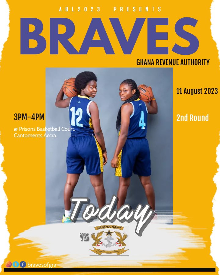 bravesofgra's tweet photo. The battle of the security services today. Come and be a witness. 

#bravesRevolution
#braveLions
#abl2023 https://t.co/UUx7C4Wgkw
